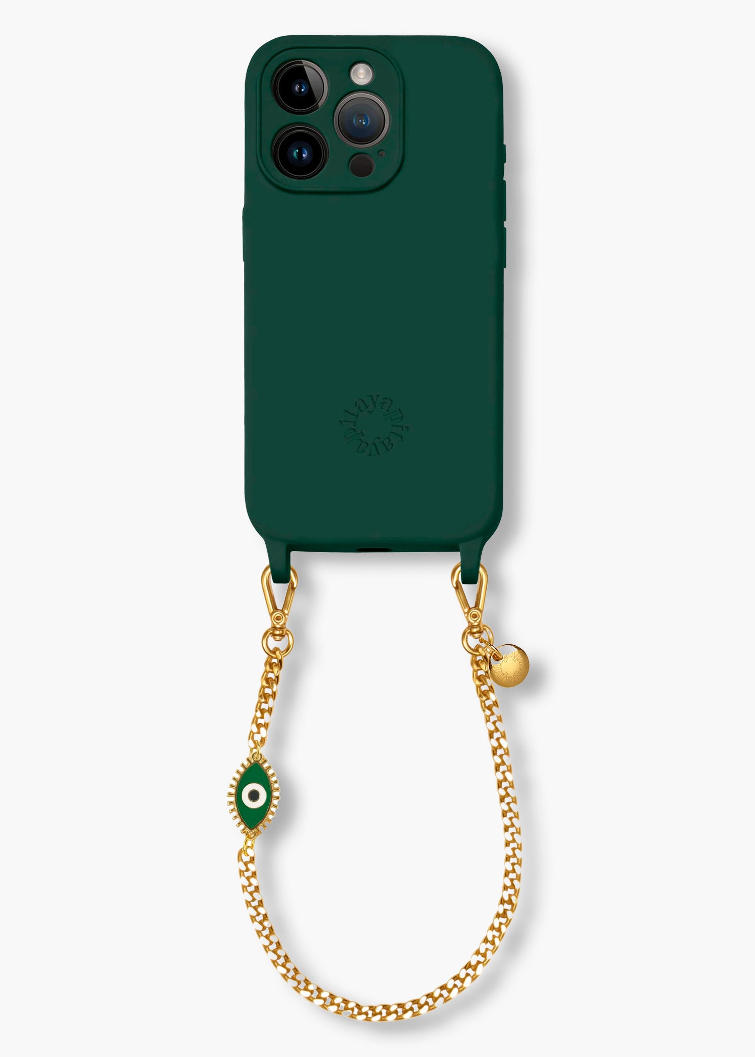 Alça de Mão Corrente Dourada Gaia + Case para iPhone